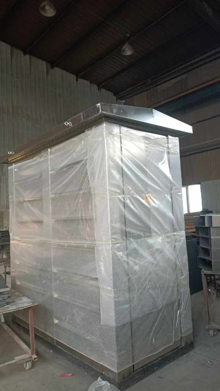 江蘇連云港高壓消防泵控制巡檢成套設(shè)備項(xiàng)目高壓消防巡檢聯(lián)絡(luò)柜配不銹鋼IP55外殼車間發(fā)貨
